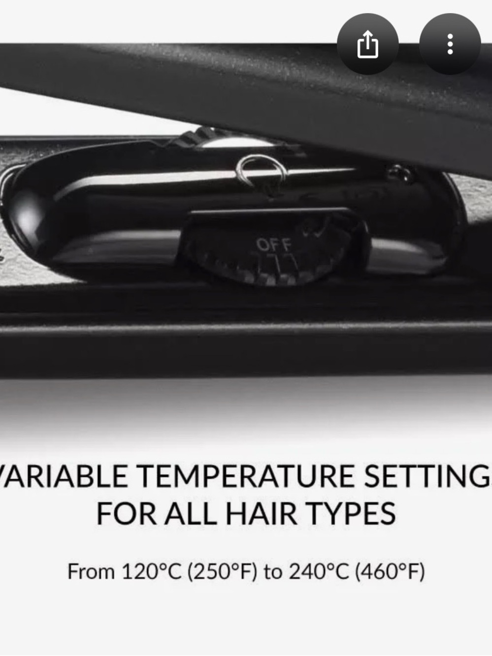 Karmin Professional G3 Salon Pro 1" Black Hair Straightener - Picture 3 of 9